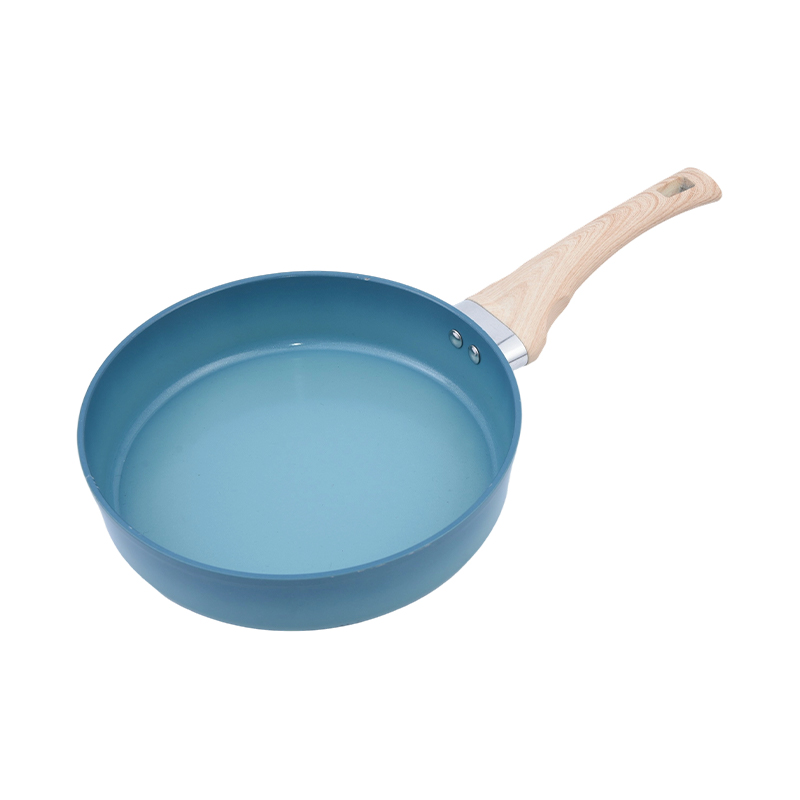 Chảo chiên sâu hình thẳng bằng nhôm rèn